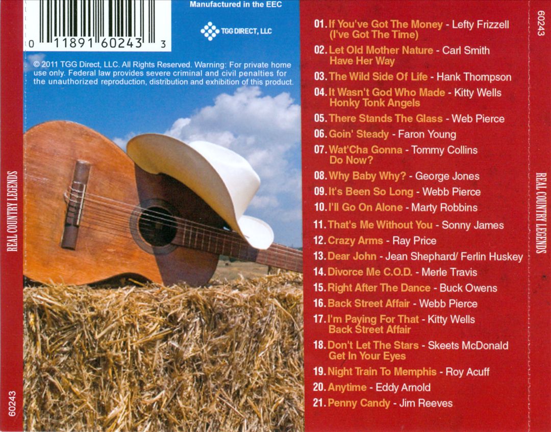 Real Country Legends: Best Of cover art