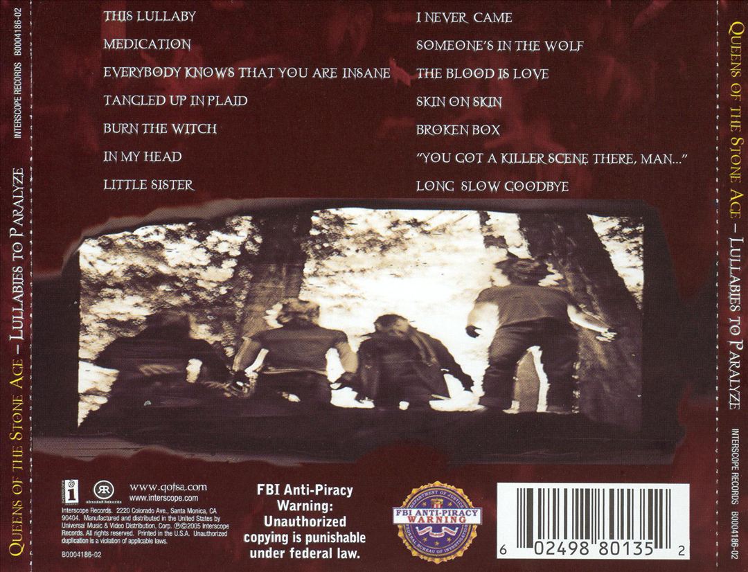 Lullabies to Paralyze cover art