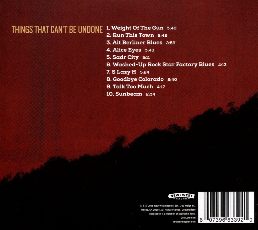 Things That Can't Be Undone cover art