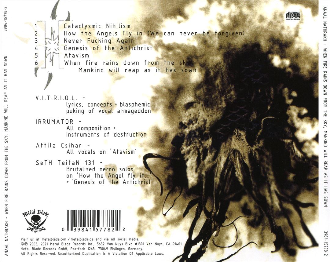 When Fire Rains Down from the Sky, Mankind Will Reap as It Has Sown cover art