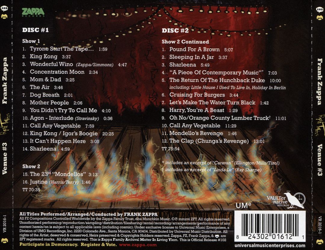 Road Tapes, Venue #3 cover art