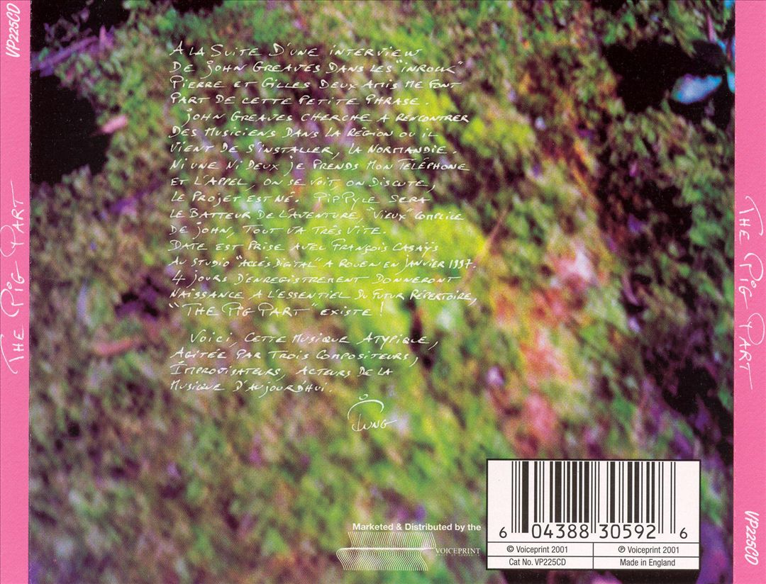 Pig Part Project cover art