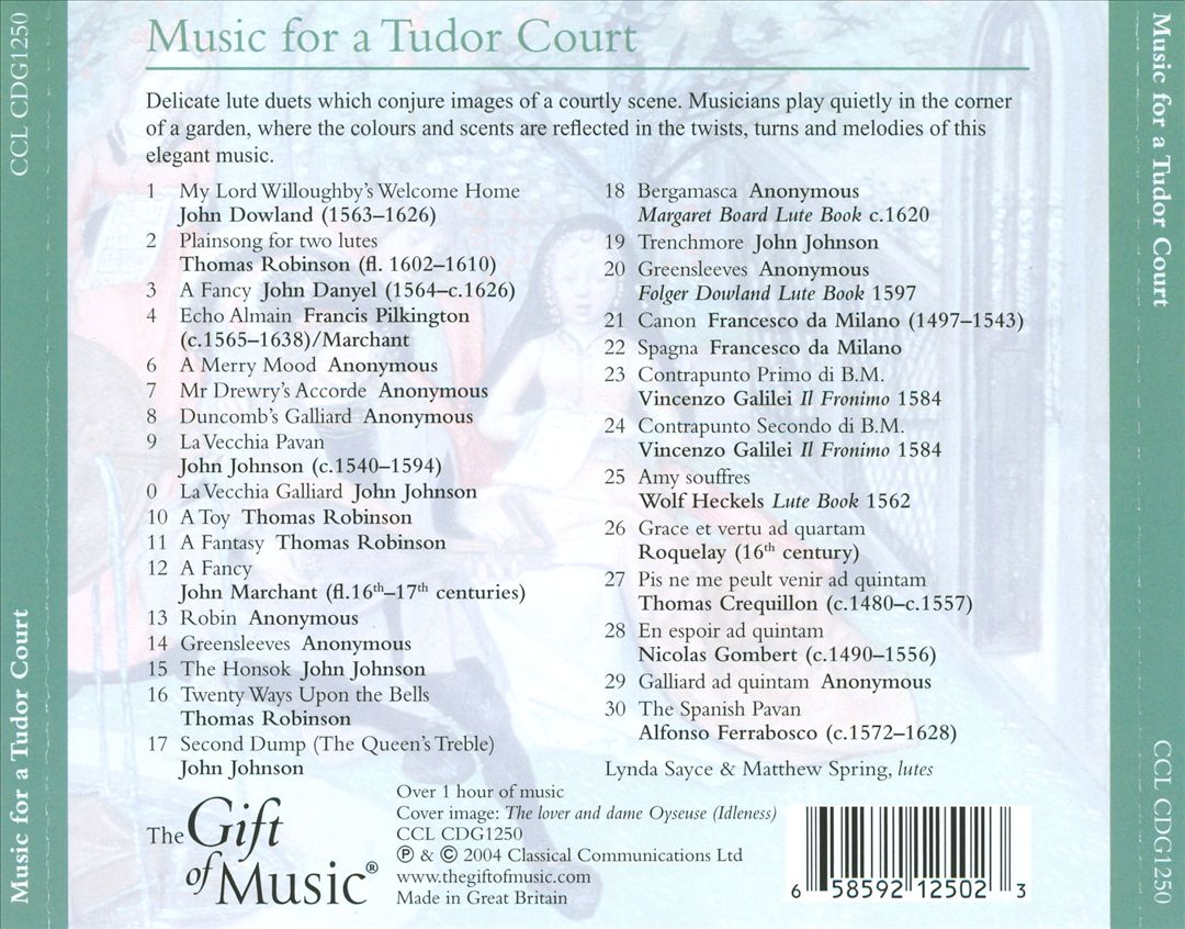 Music from a Tudor Concert cover art