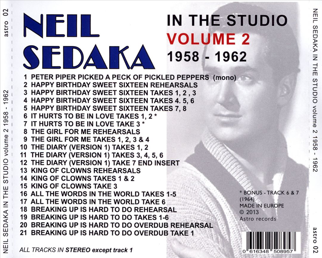 In the Studio 1958-1962, Vol. 2 cover art
