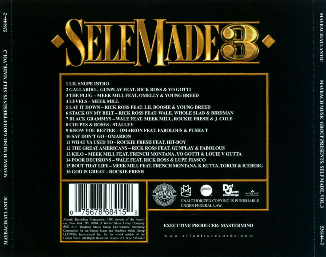 Self Made, Vol. 3 cover art