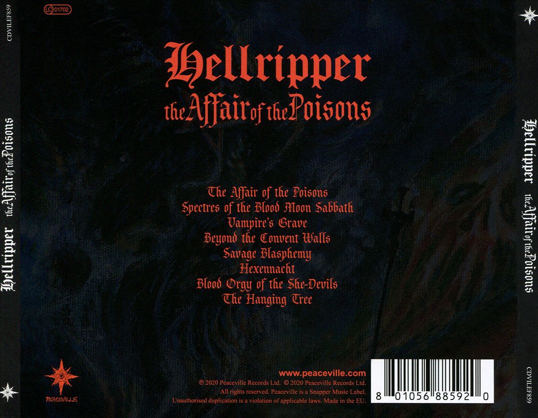 Affair of the Poisons cover art