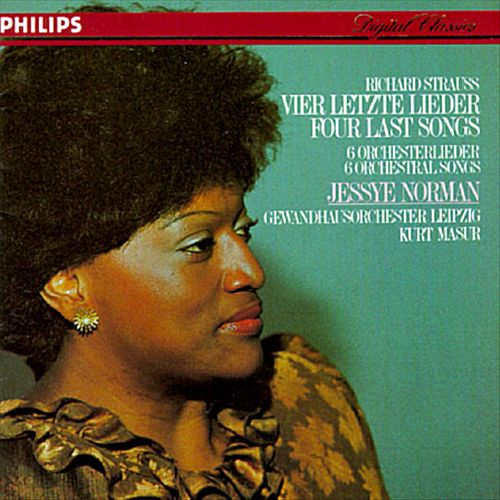 Richard Strauss: Vier letzte Lieder cover art