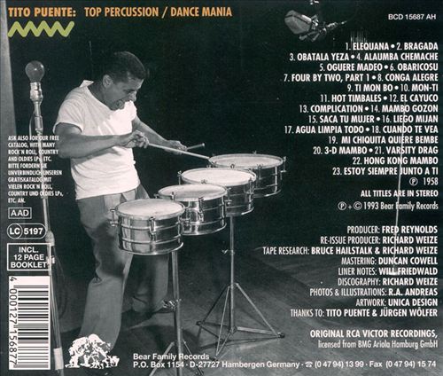 Top Percussion/Dance Mania cover art