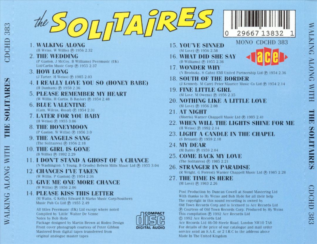Walking Along with the Solitaires cover art