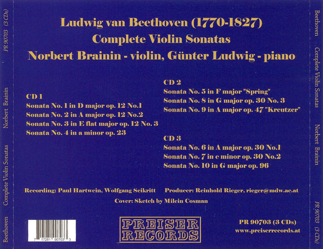 Beethoven: Complete Violin Sonatas cover art