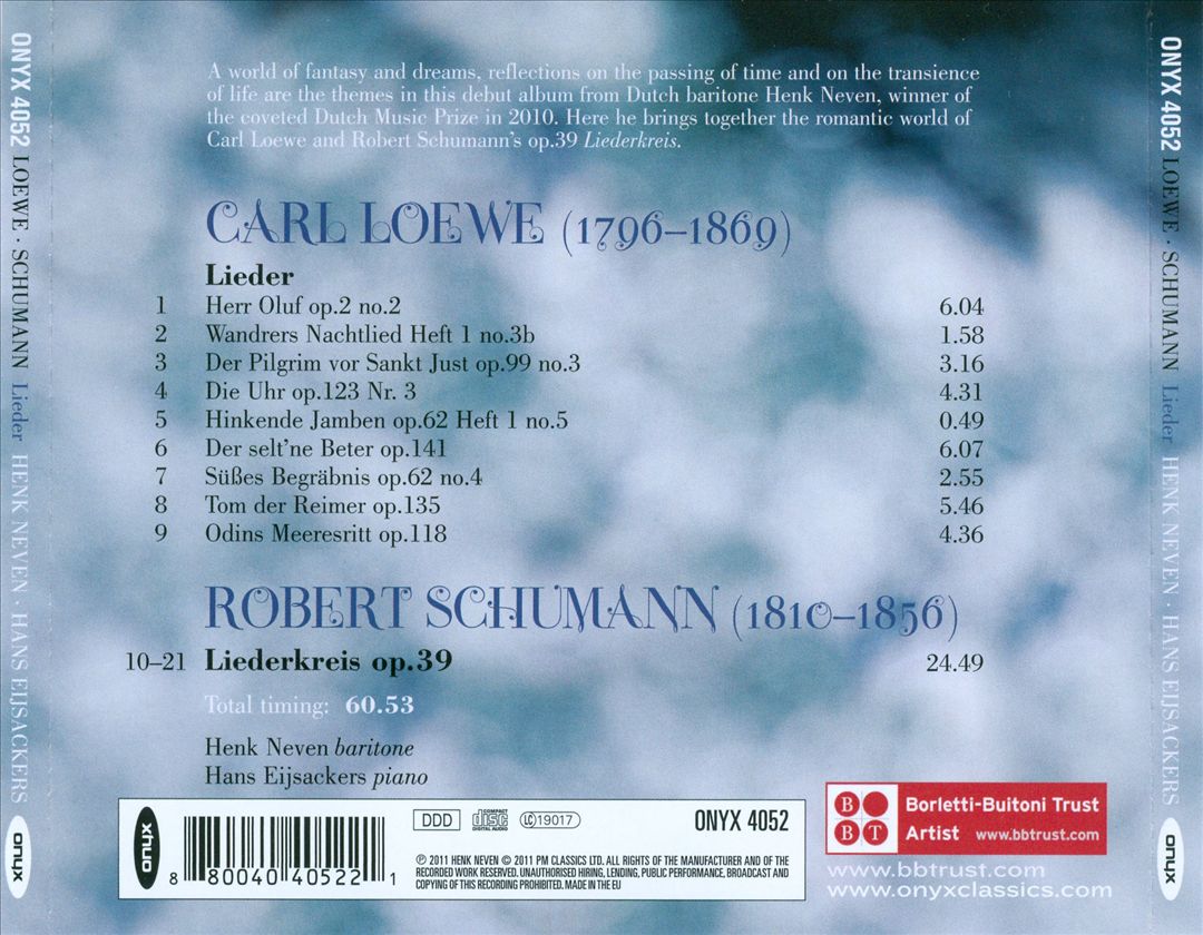 Auf einer Burg: Songs by Loewe & Schumann cover art