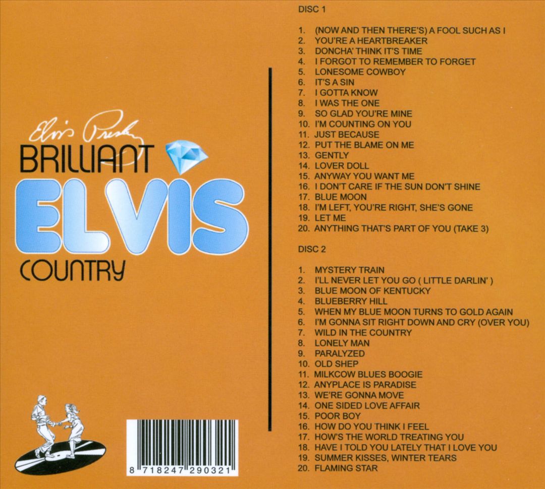 Brilliant Elvis: Country cover art