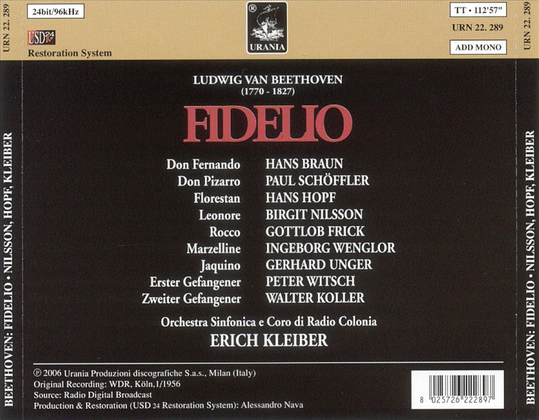 Beethoven: Fidelio cover art