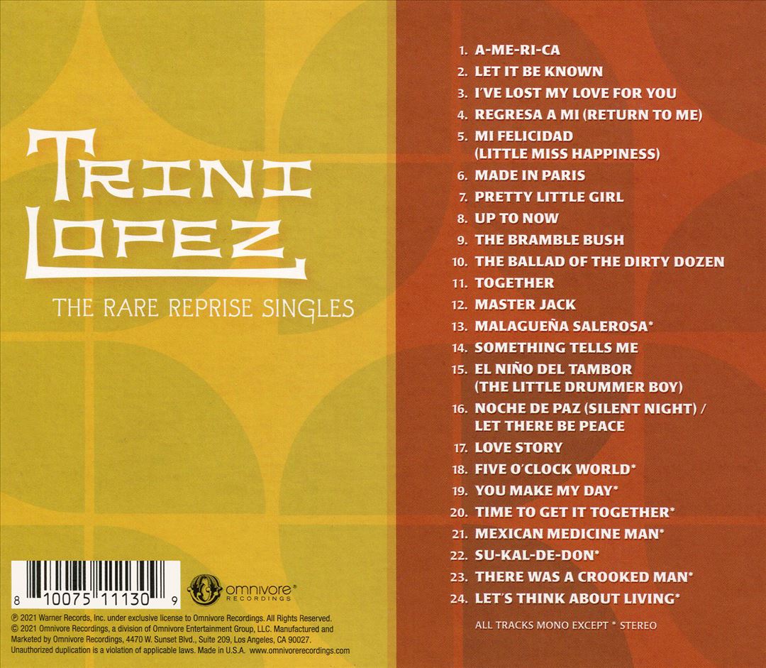 Rare Reprise Singles cover art