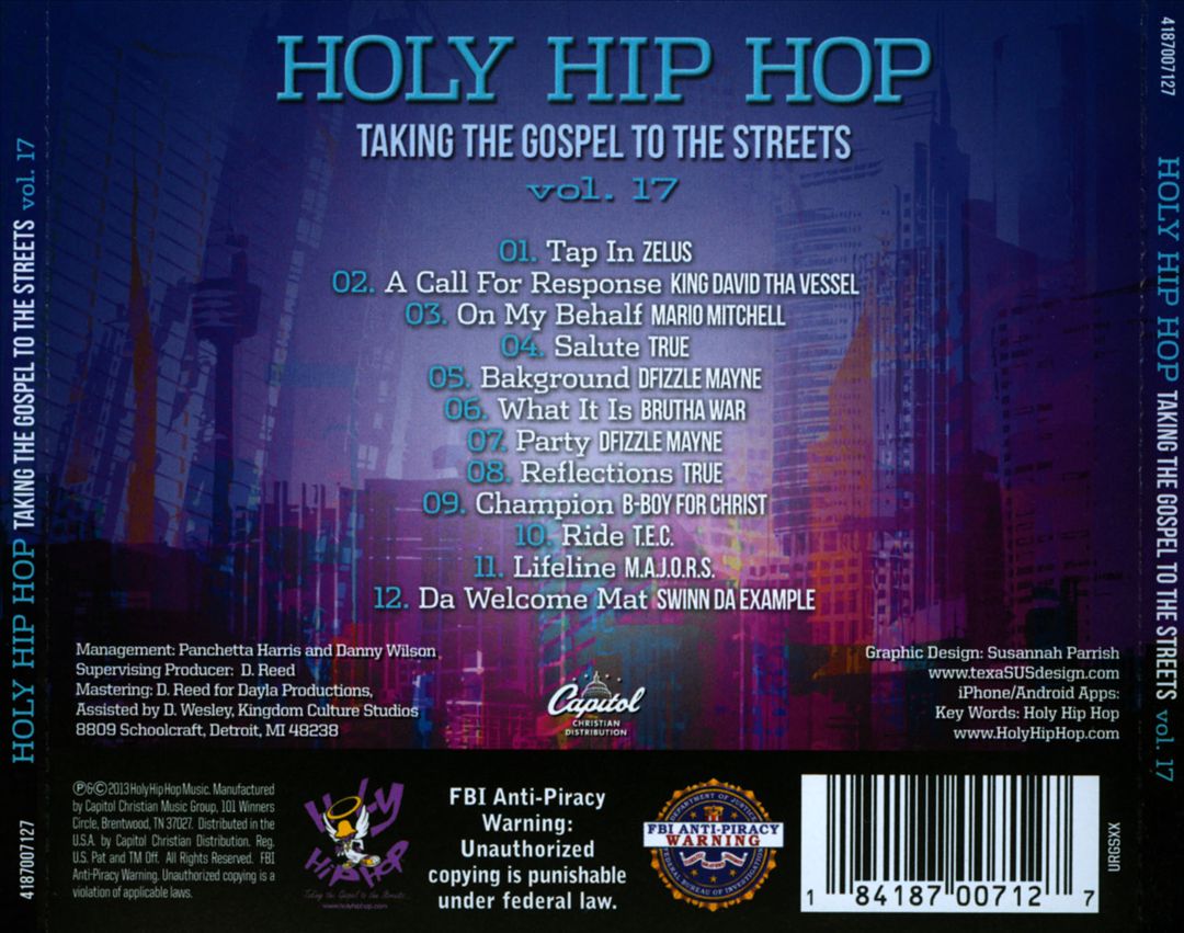 Holy Hip Hop, Vol. 17: Taking the Gospel to the Streets cover art