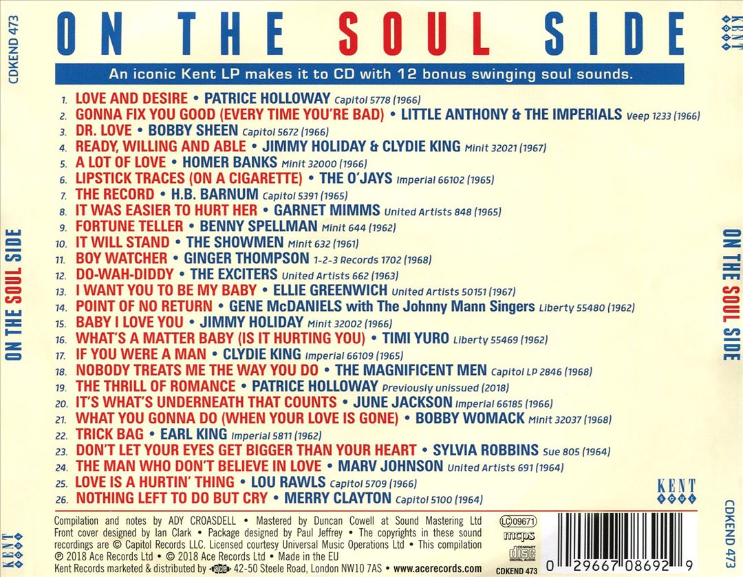 On the Soul Side: 26 Soul Grooves cover art