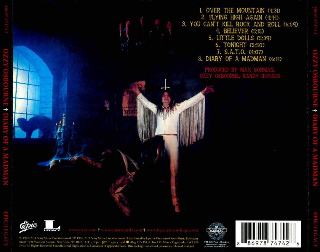 Diary of a Madman cover art