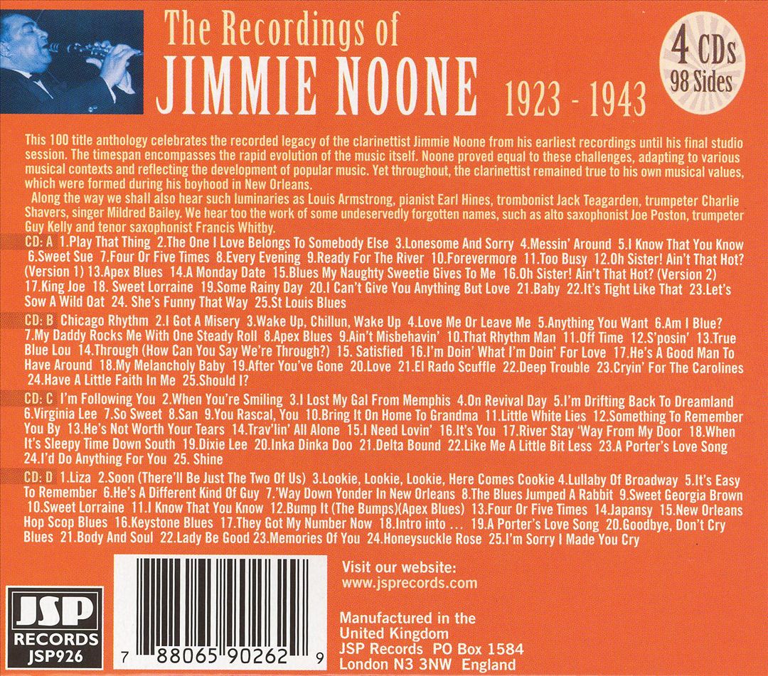 Chicago Rhythm - Apex Blues: The Recordings of Jimmie Noone 1923-1943 cover art