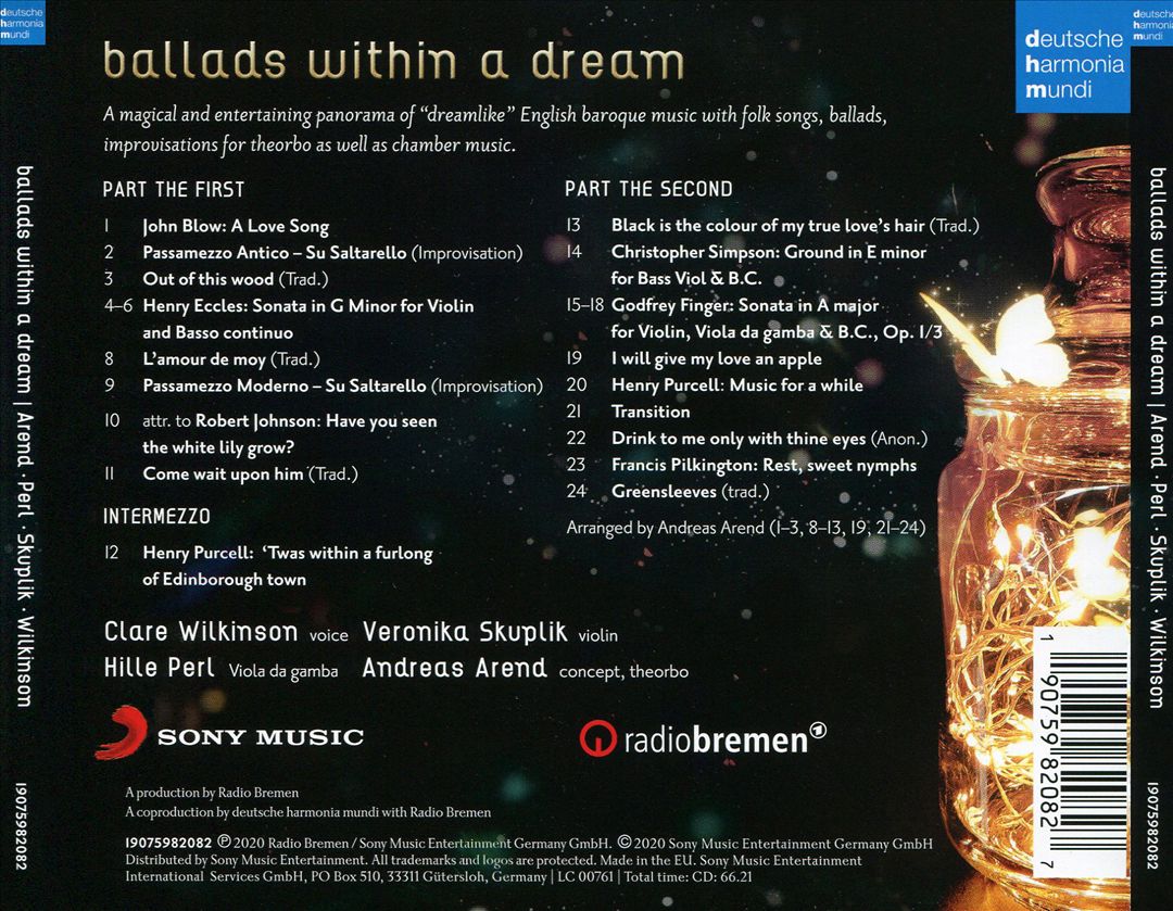 Ballads within a Dream cover art