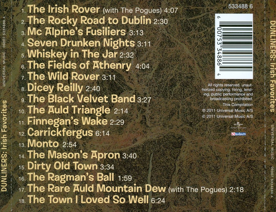 Irish Favourites cover art
