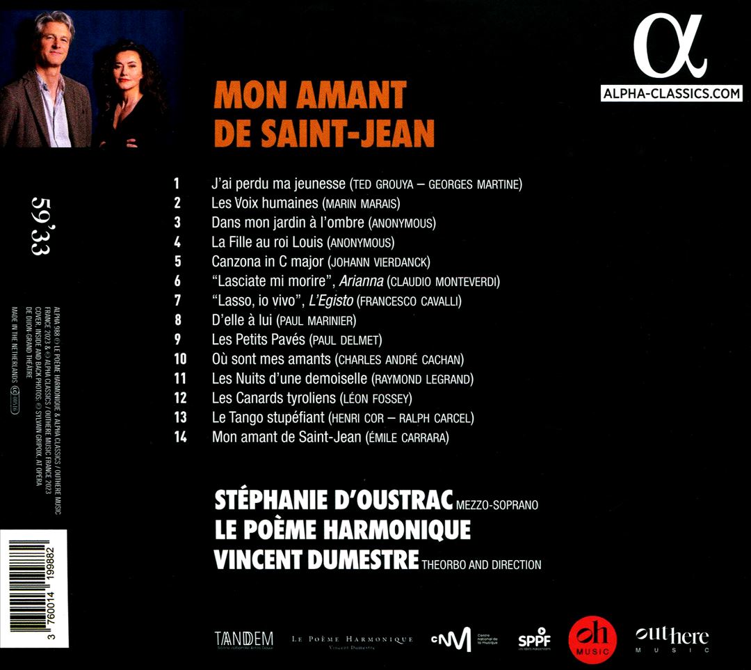Mon Amant de Saint-Jean cover art