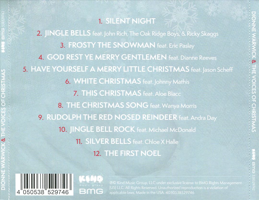 Dionne Warwick & the Voices of Christmas cover art