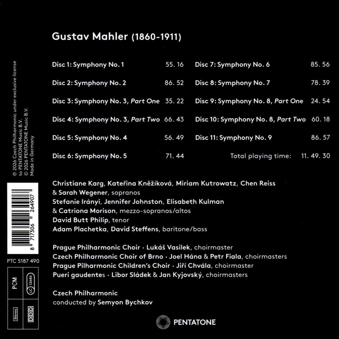 Mahler: Symphonies 1-9 cover art