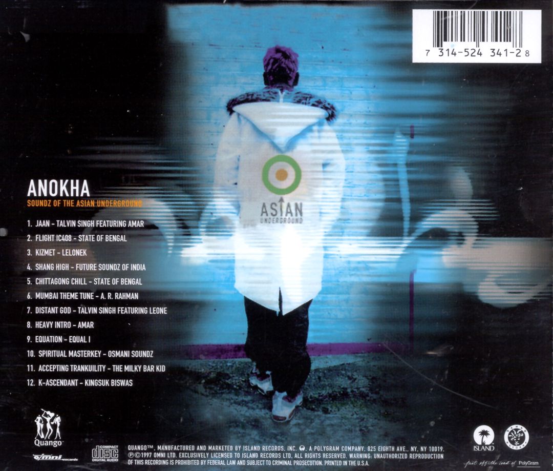 Anokha: Soundz of the Asian Underground cover art