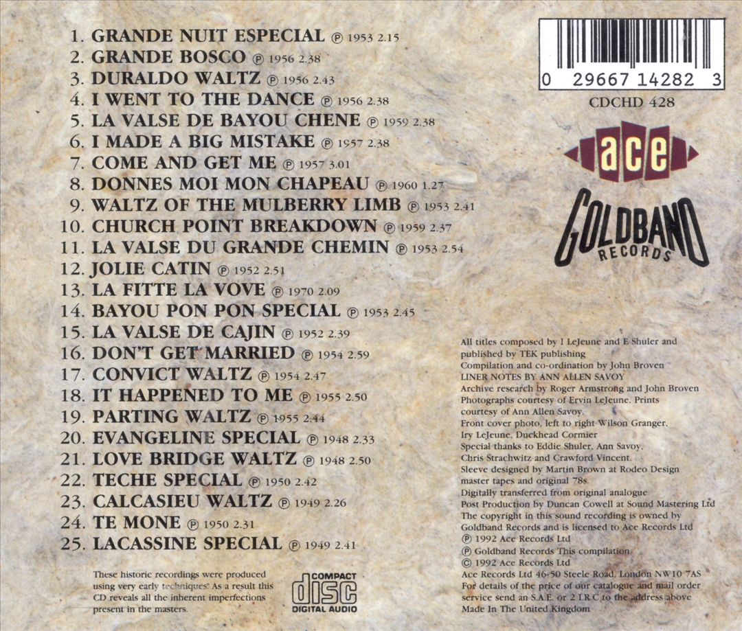 Cajun's Greatest: The Definitive Collection cover art