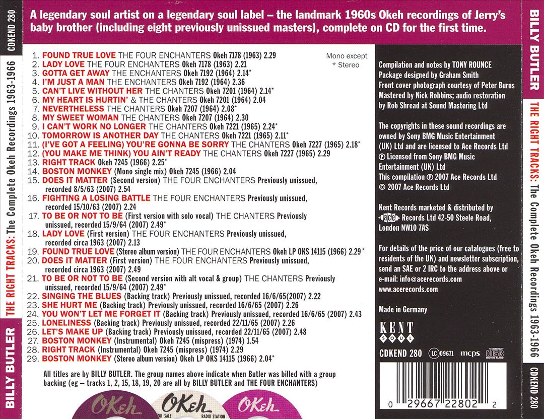 Right Tracks: The Complete Okeh Recordings cover art