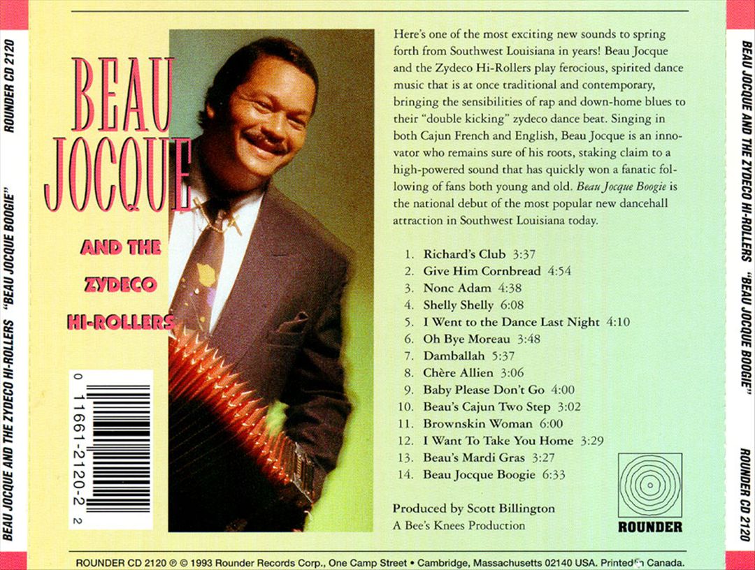 Beau Jocque Boogie cover art