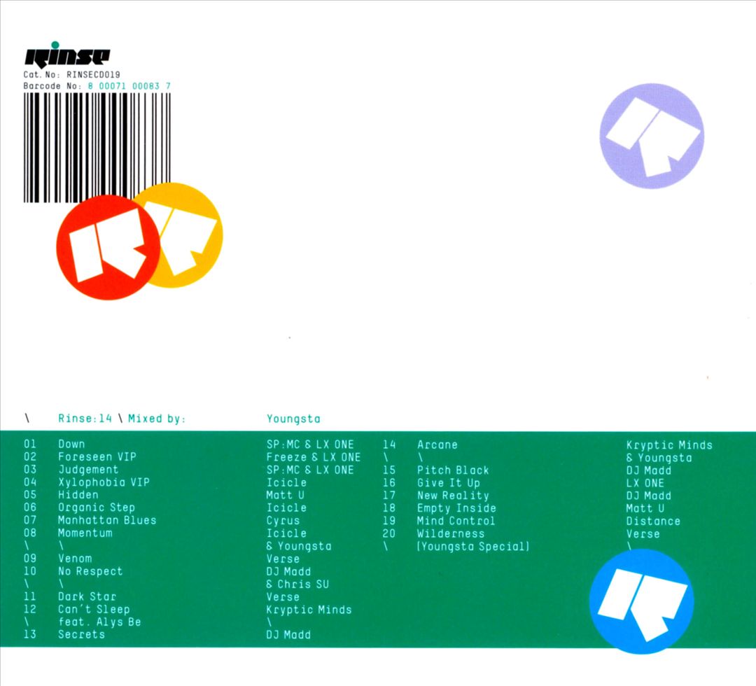 Rinse, Vol. 14: Mixed by Youngsta cover art