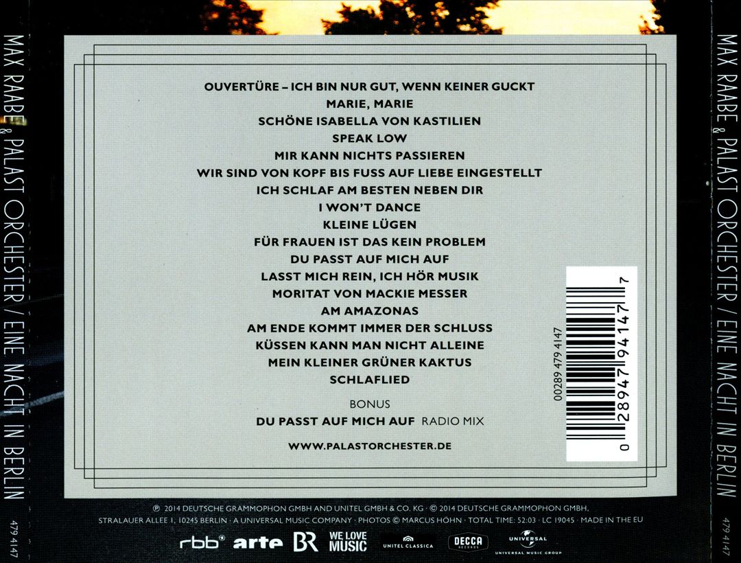 Eine Nacht in Berlin cover art