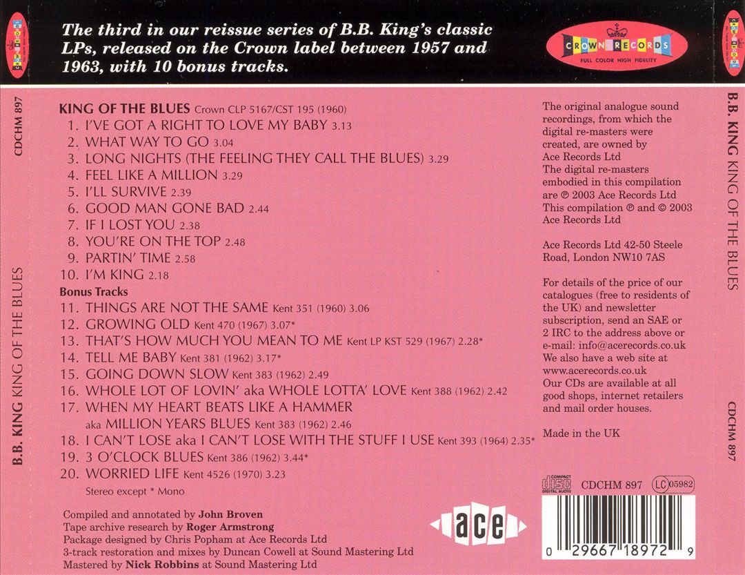 King of the Blues cover art