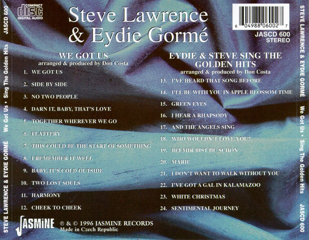 We Got Us/Steve & Eydie Sing the Golden Hits cover art