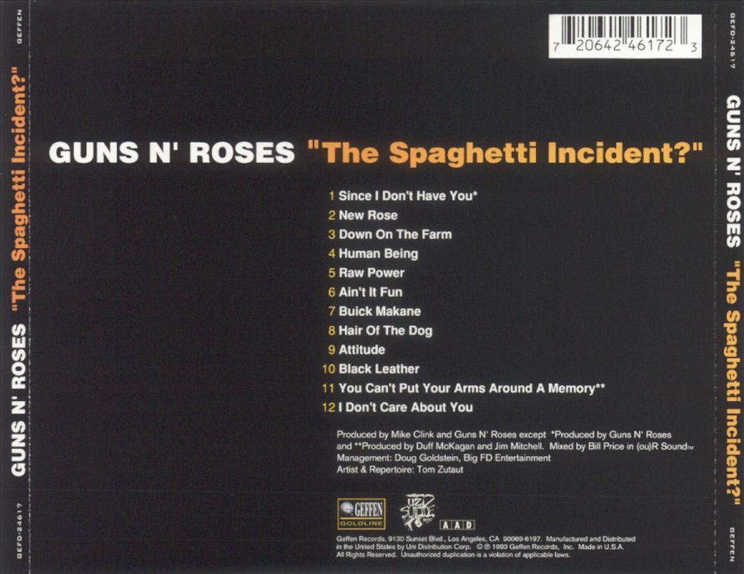 Spaghetti Incident? cover art