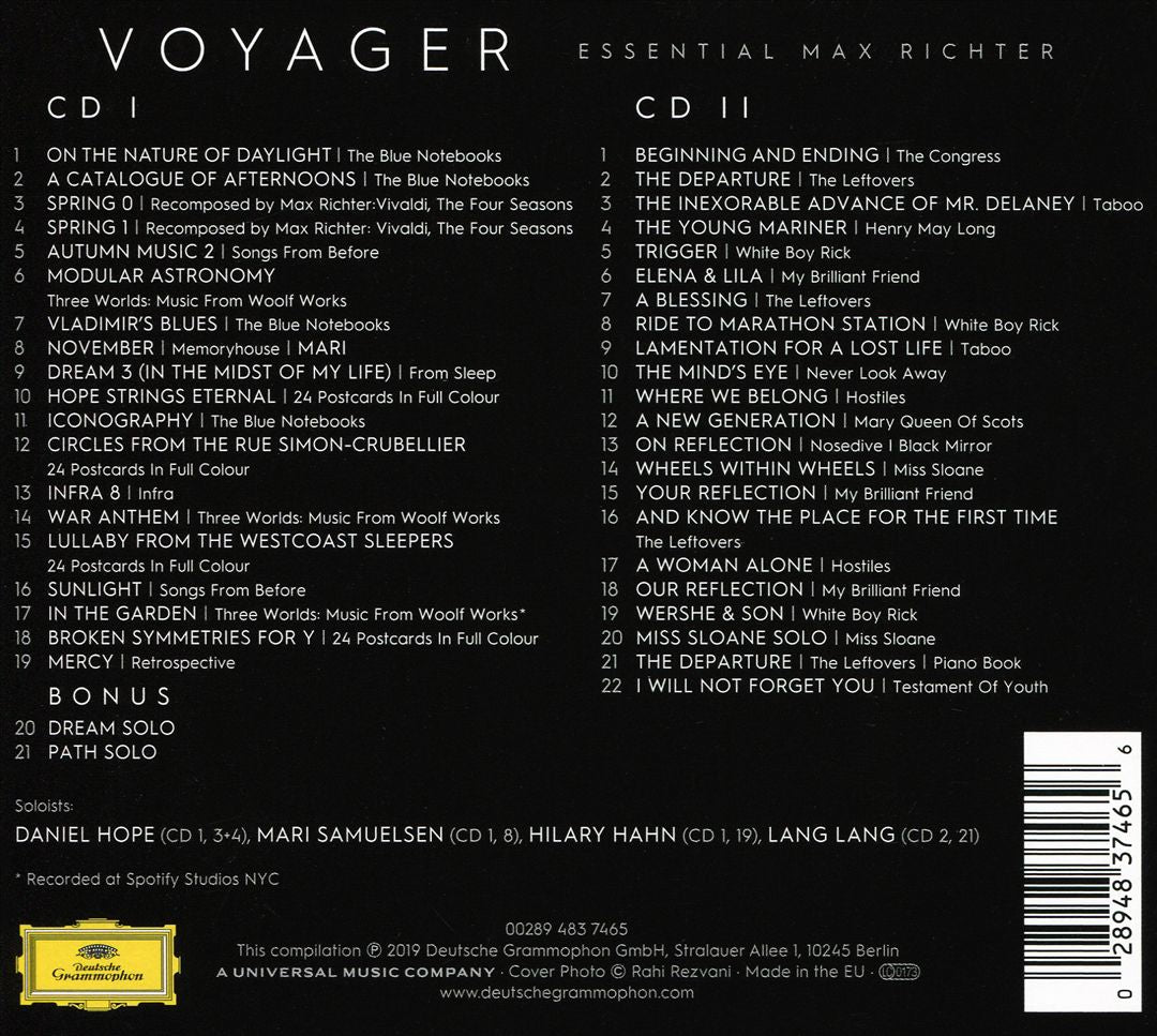 Voyager: The Essential Max Richter cover art