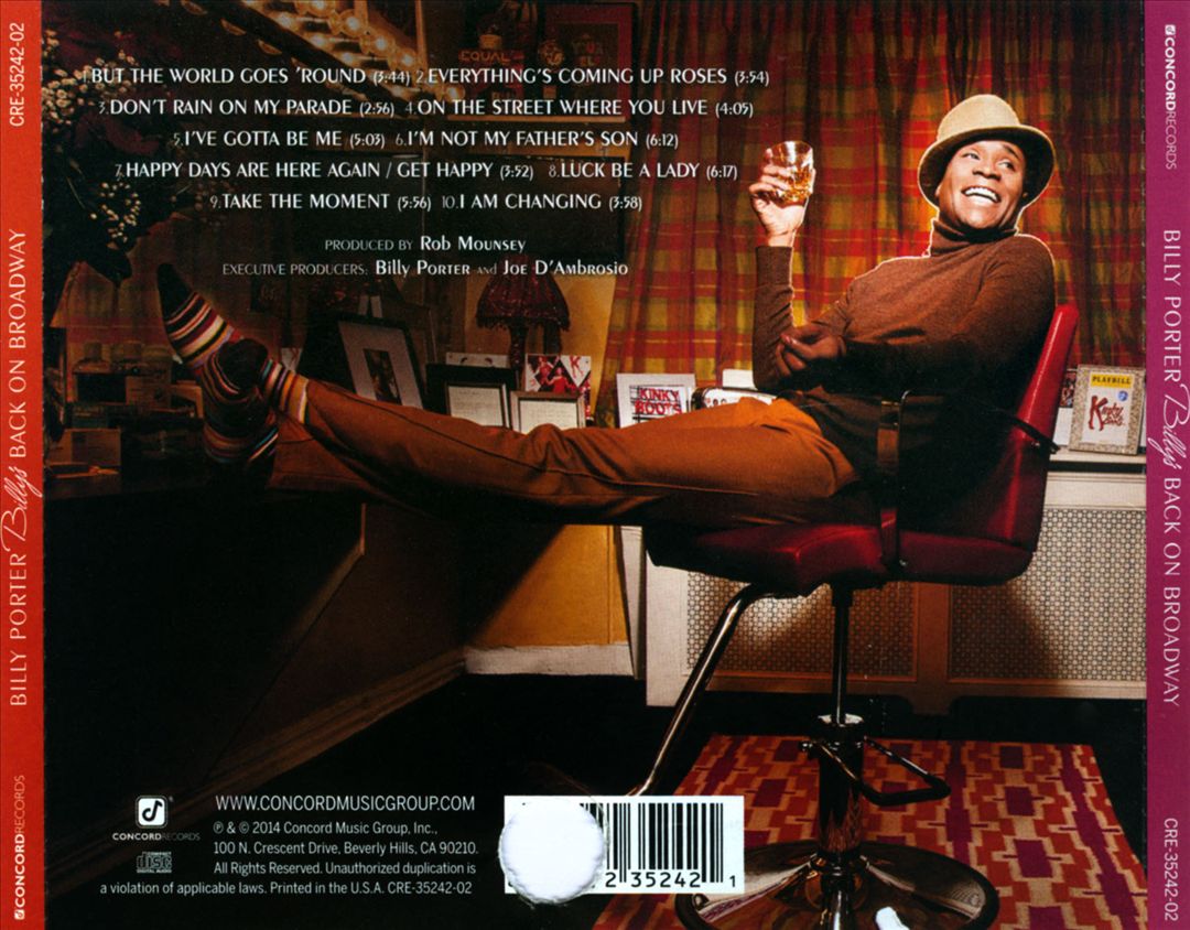 Billy's Back on Broadway cover art