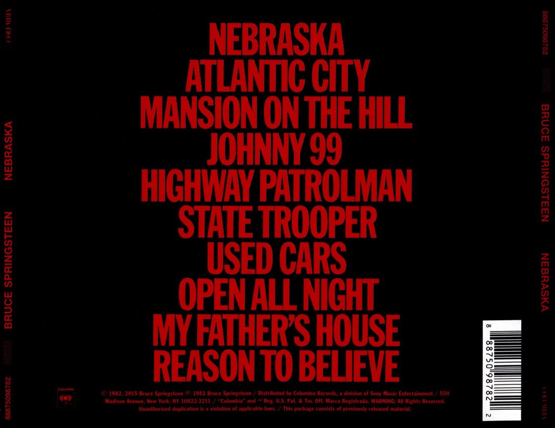 Nebraska cover art