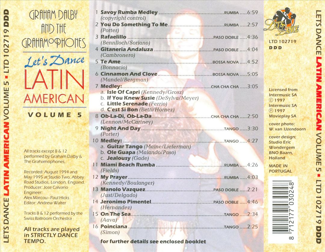 Let's Dance Latin American, Vol. 5 cover art