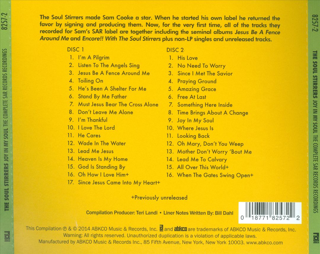 Joy in My Soul: The Complete SAR Recordings cover art
