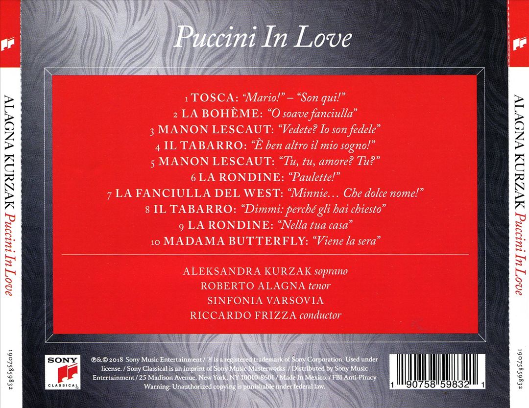 Puccini in Love cover art