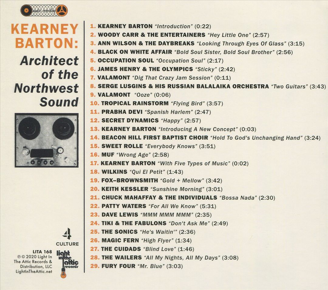 Kearney Barton: Architect of the Northwest Sound cover art
