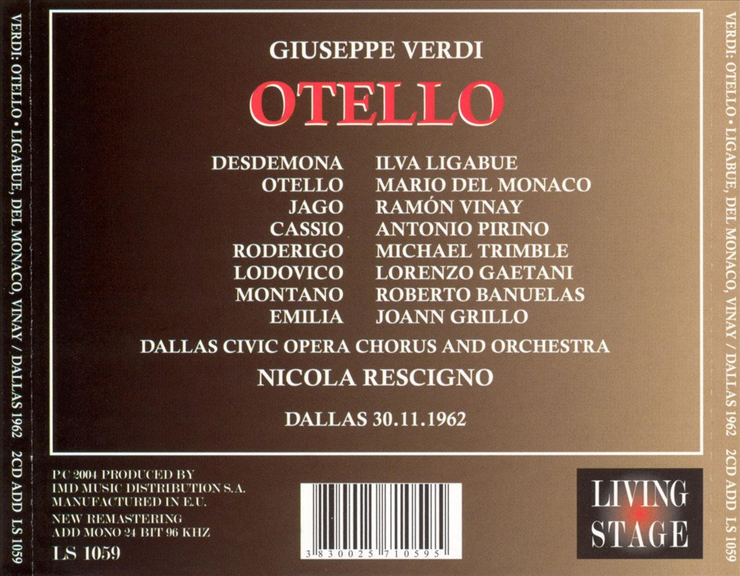 Verdi: Otello cover art