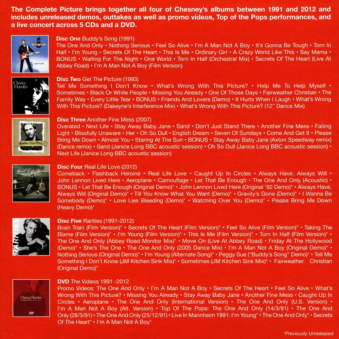 Complete Picture: The Albums 1991-2012 cover art