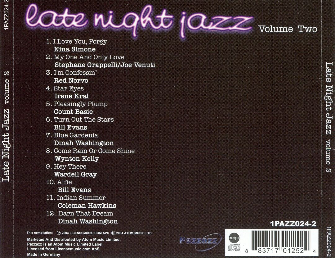 Late Night Jazz, Vol. 2 cover art