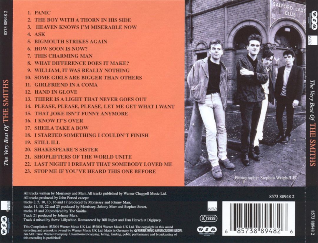 Very Best of the Smiths cover art