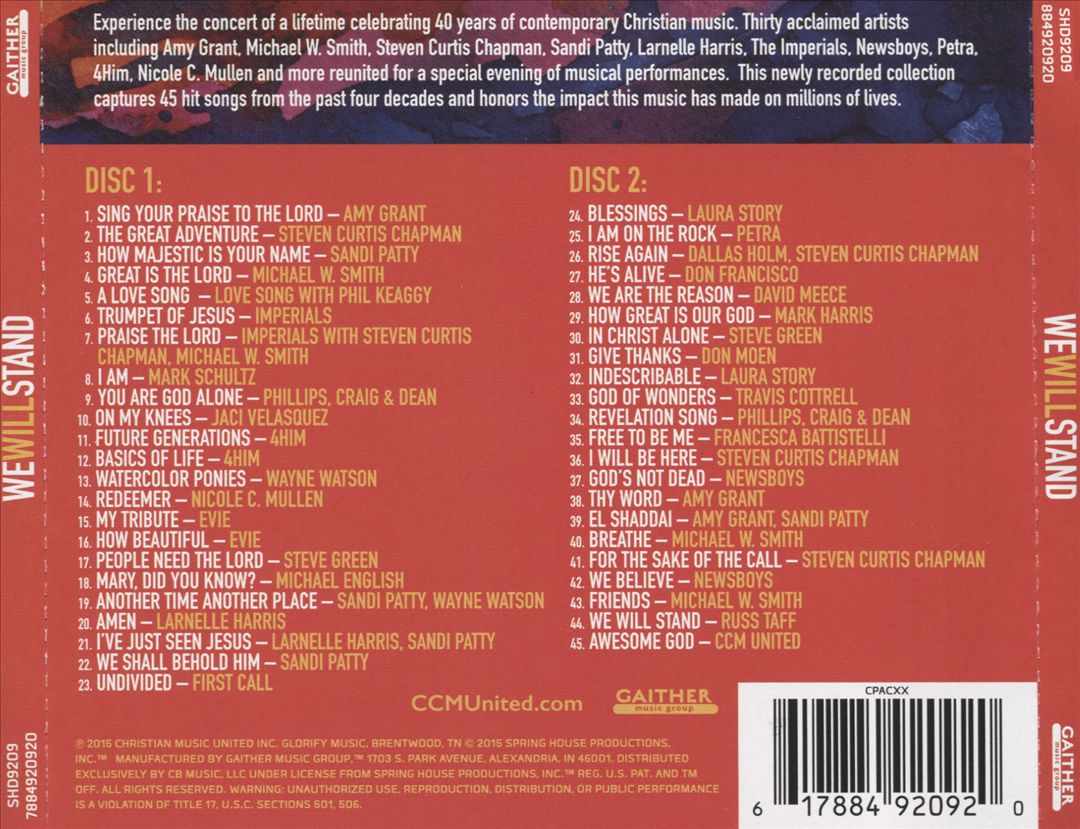 We Will Stand cover art