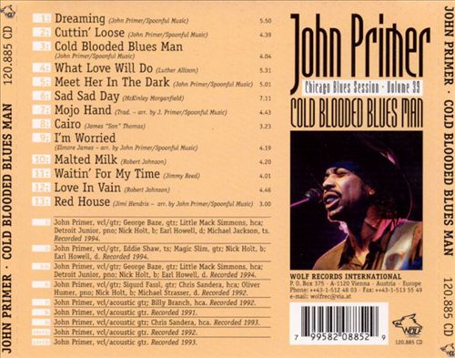 Cold Blooded Blues Man cover art