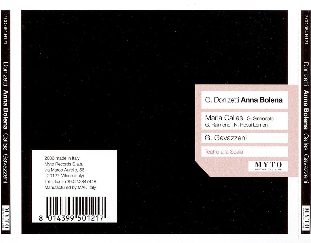 Donizetti: Anna Bolena cover art